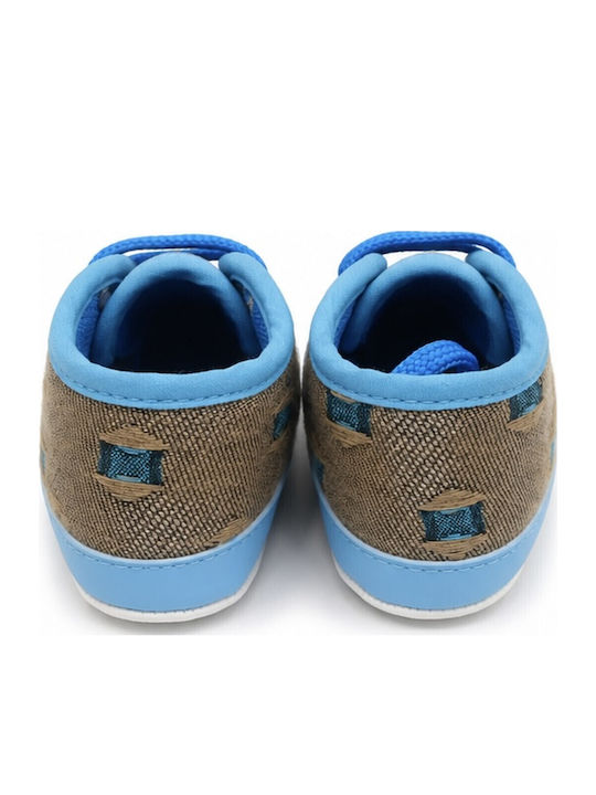 Panino Βρεφικά Sneakers Αγκαλιάς Τιρκουάζ