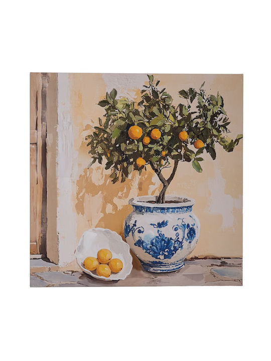 Iliadis Plant Πίνακας σε Καμβά 60x60cm