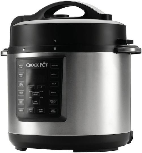 Crock-Pot CSC051X Aragaz Multifuncțional 100W cu Memorie Internă 5.6lt Argintiu
