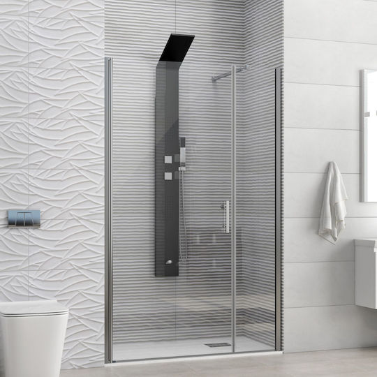 Karag S 5 Alto Cabinet Duș Cu Balama De 100x200cm Chrome