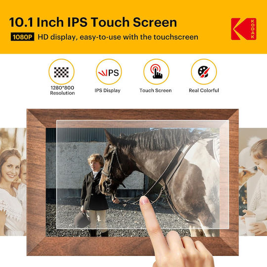 Kodak Cf102p Κορνίζα Τοίχου Ξύλινη με Καφέ Πλαίσιο