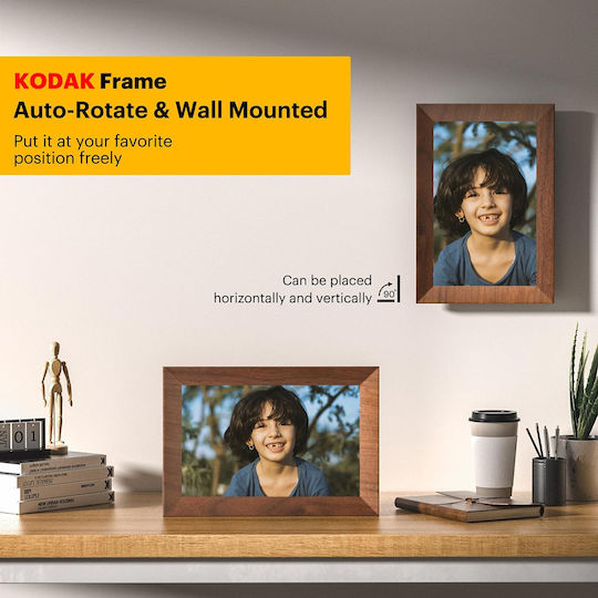 Kodak Cf102p Κορνίζα Τοίχου Ξύλινη με Καφέ Πλαίσιο
