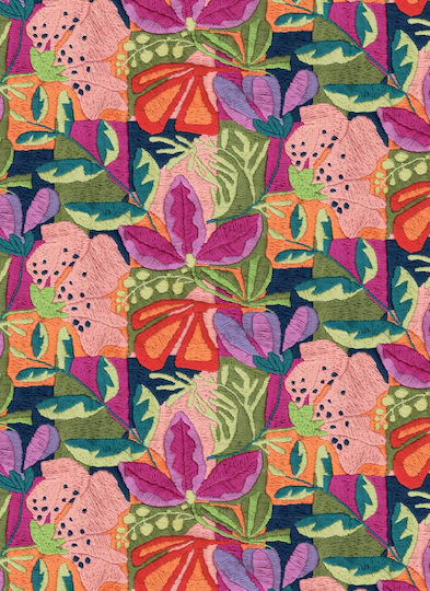 Tessitura Toscana Telerie Cotton Tablecloth Kiriku Green 85x85cm