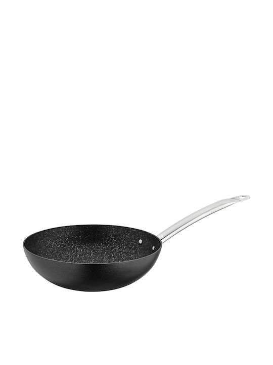 Korkmaz Proline Wok Stainless Steel with Non-Stick Coating 32cm