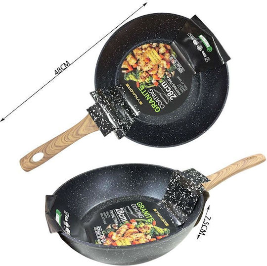 Sidirela Synamore Pan made of Aluminum with Non-Stick Coating 28cm