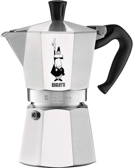 Bialetti Moka Express Кафеварка За Еспресо 1 Чаша Сребриста