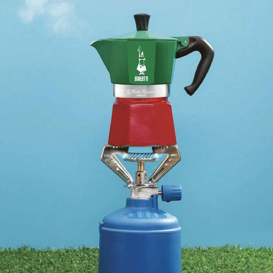Bialetti La Mokina Italia Tricolore Espresso Pot 1 Cup Multicolour