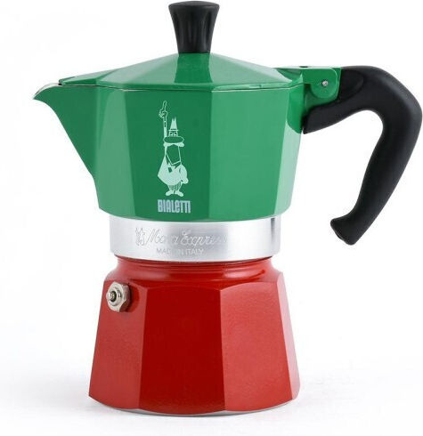 Bialetti La Mokina Italia Tricolore Espresso Pot 1 Cup Multicolour