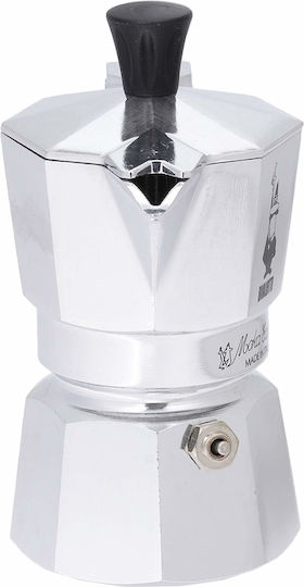 Bialetti Moka Express Кафеварка За Еспресо 1 Чаша Сребриста