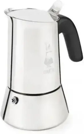 Bialetti New Venus Induction Stovetop Espresso Pot 10 Cups Silver