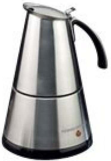 Rommelsbacher EKO 366/E Electric Stovetop Espresso Pot for 6Cups 365W Inox Silver