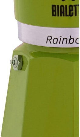 Bialetti Rainbow Cafetieră Pentru Plită Espresso 6 Căni Verde