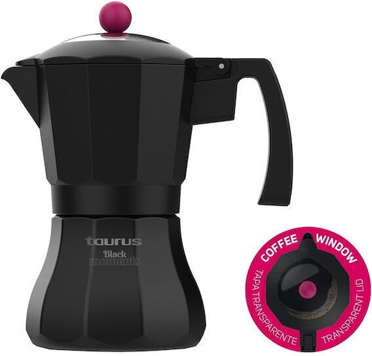 Taurus KCP9003I Espresso-Kanne 3 Cups Schwarz