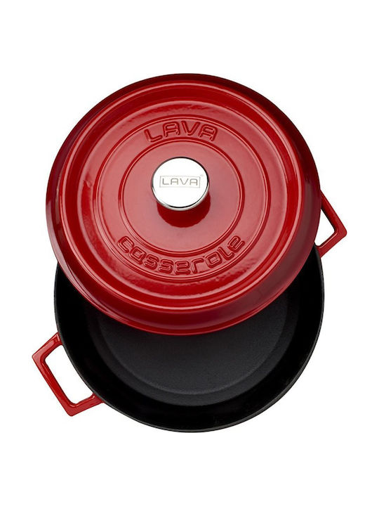 Lava Βαθιά Κατσαρόλα από Μαντέμι 6.7lt / 28cm