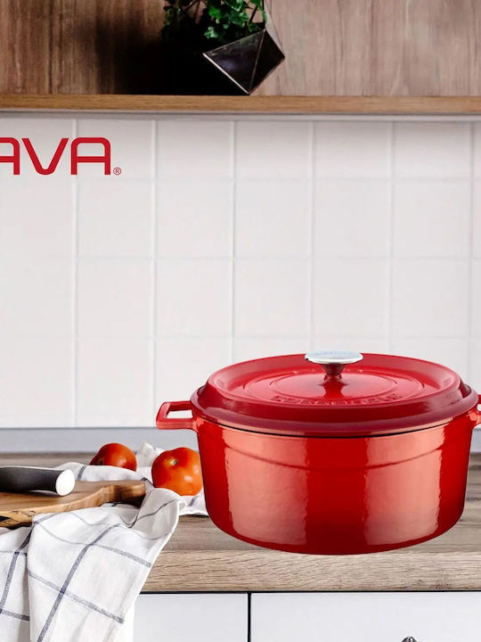 Lava Βαθιά Κατσαρόλα από Μαντέμι 6.7lt / 28cm