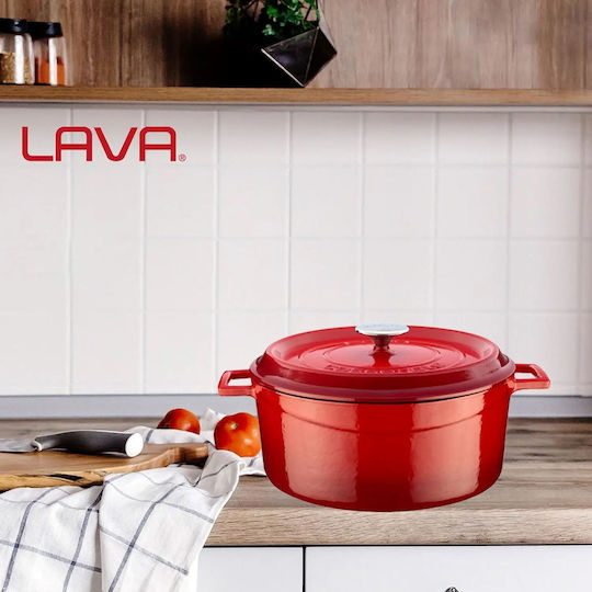 Lava Дълбока Тенджера от Чугун 6.7лт / 28см