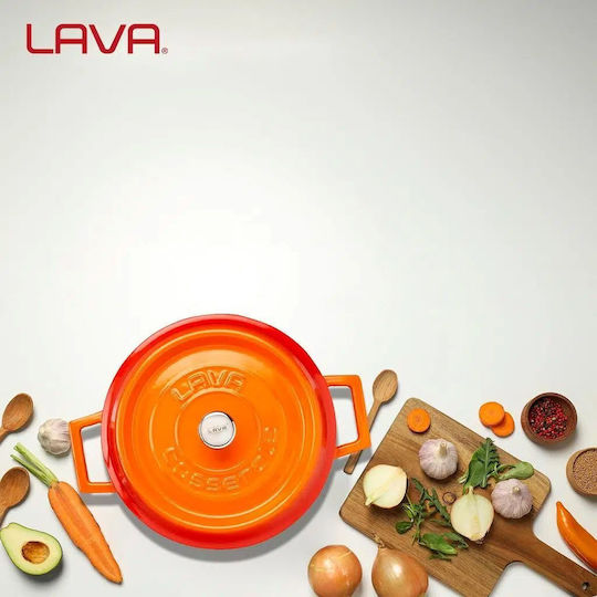 Lava Trendy Oală Adâncă Din Fontă 4.49lt 24cm