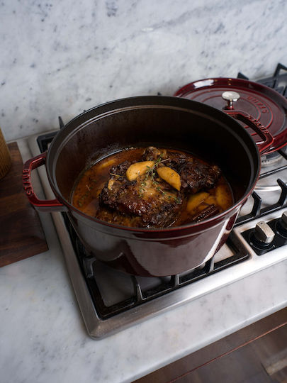 Staub La Cocotte Βαθιά Κατσαρόλα από Μαντέμι 6.7lt / 28cm