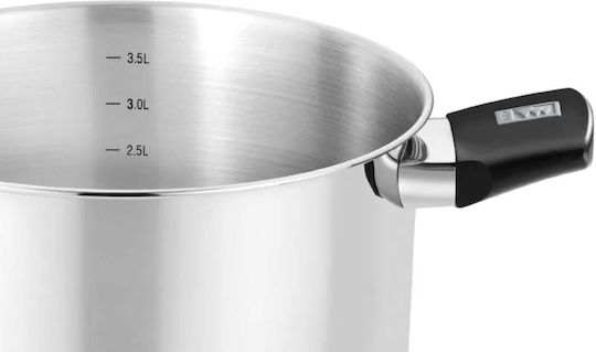 Monix Βαθιά Ανοξείδωτη Κατσαρόλα 6.4lt / 24cm