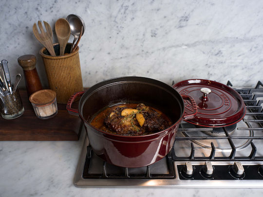 Staub La Cocotte Βαθιά Κατσαρόλα από Μαντέμι 6.7lt / 28cm