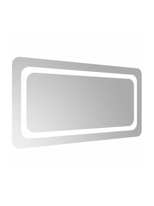 vidaXL Badezimmerspiegel Led 80x40cm Transparent