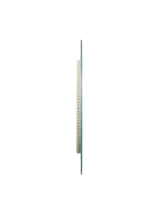 vidaXL Oglindă de baie Led 90x40cm Transparentă