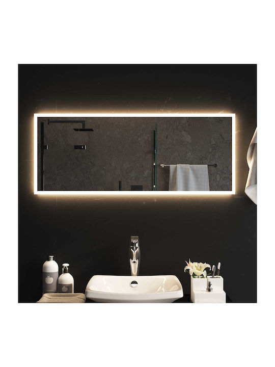 vidaXL Badezimmerspiegel Led 100x40cm Transparent