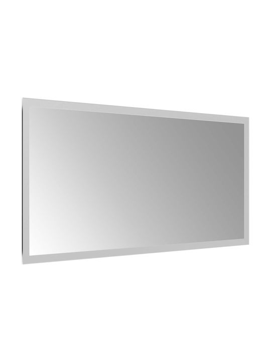 vidaXL Огледало за баня LED 60x30cm Прозрачен