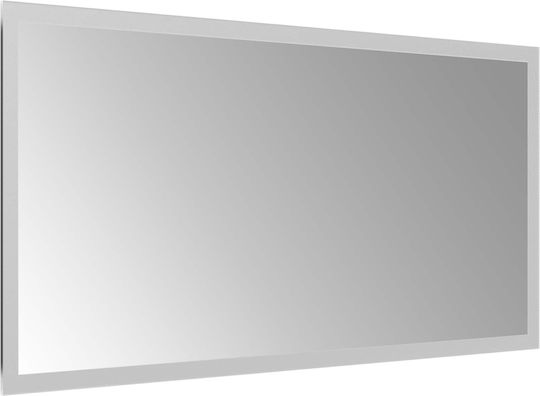vidaXL Огледало за баня LED 60x30cm Прозрачен