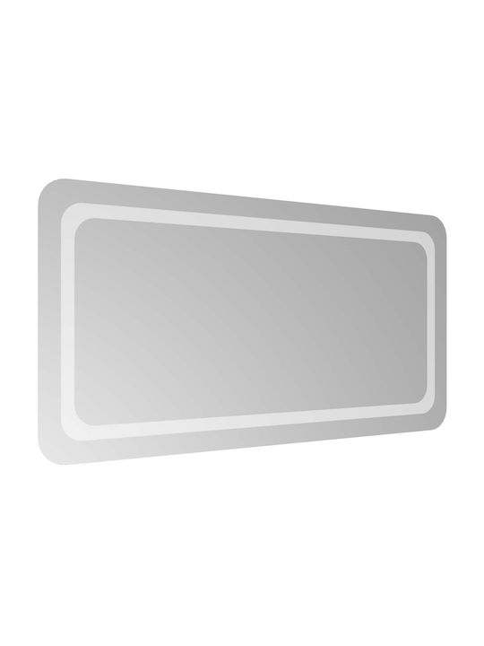 vidaXL vidaXL Bathroom Mirror Led 100x50cm Transparent