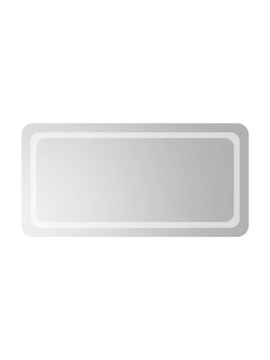 vidaXL vidaXL Bathroom Mirror Led 100x50cm Transparent