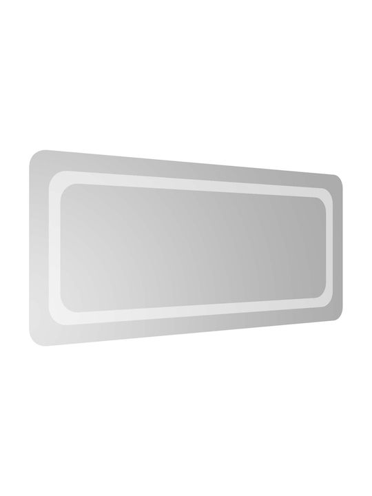 vidaXL Badezimmerspiegel Led 90x40cm Transparent