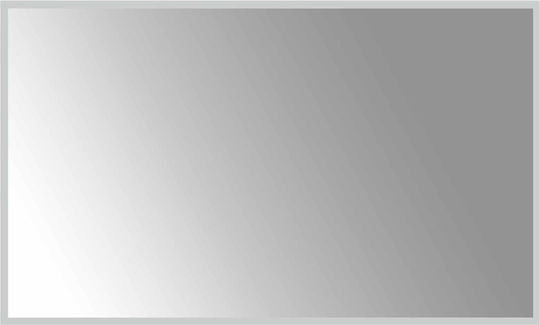vidaXL Bathroom Mirror Led 100x60cm Transparent