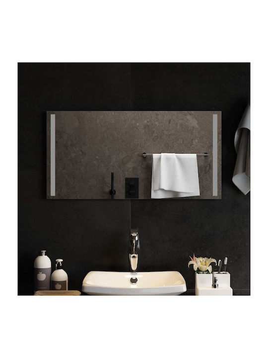 vidaXL Badezimmerspiegel Led 80x40cm Transparent