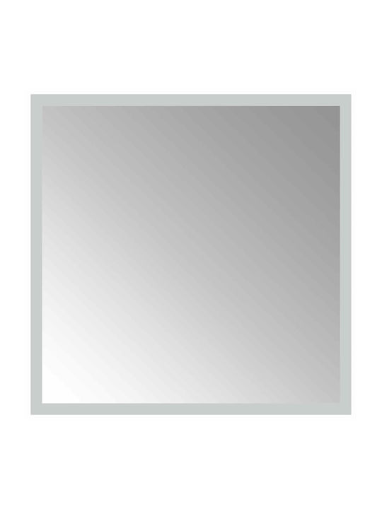 vidaXL Bathroom Mirror Led 40x40cm Transparent