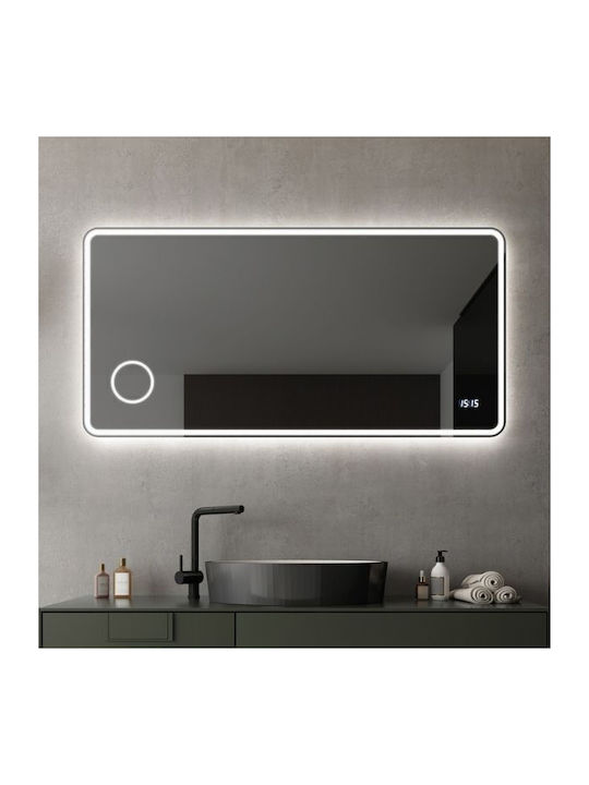 Luminor Cult Oglindă De Baie Rotundă Cu Mărire Cu Bluetooth 18x18cm