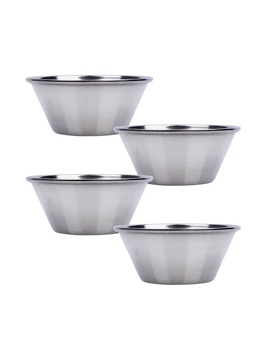 Boluri de Sos din Metal 6cm 40ml Set 4