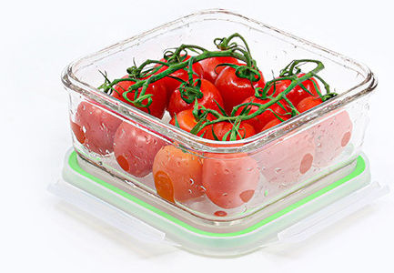 Pal Lunch Box Glass Μπλε Suitable for for Lid for Microwave Oven 1200ml 1pcs