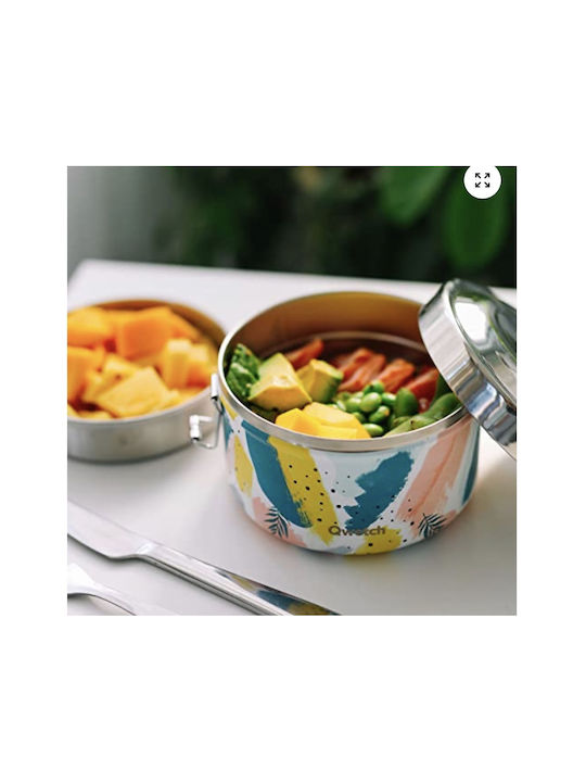 Qwetch Lunchbox Isolierte Lunchbox Inox Mehrfarbig 850ml 1Stück