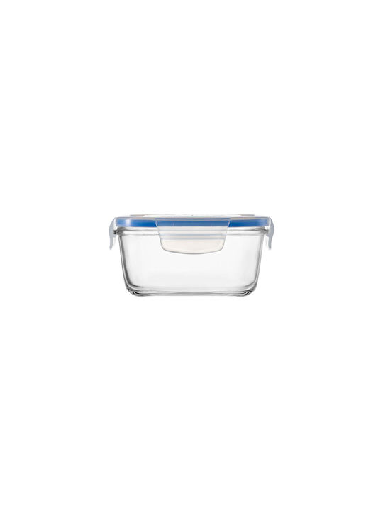 Borgonovo Фагитодохейе Superblock Q14 800ml Кутия За Храна Стъклена Синя 800ml