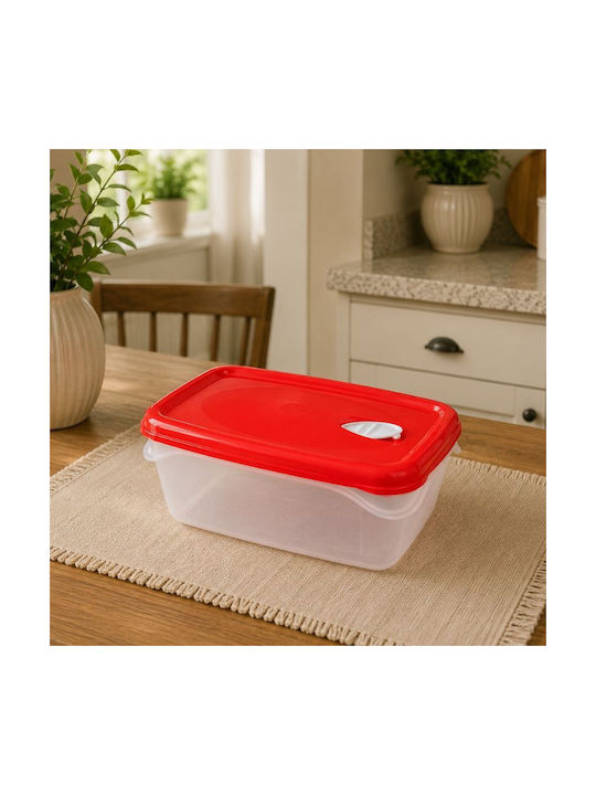Bama Microwave Plastic Lunch Box Transparent 2000ml
