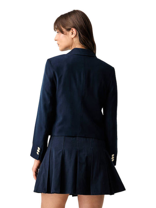 Tommy Hilfiger Kurzes Damen Blazer Dark Night Navy