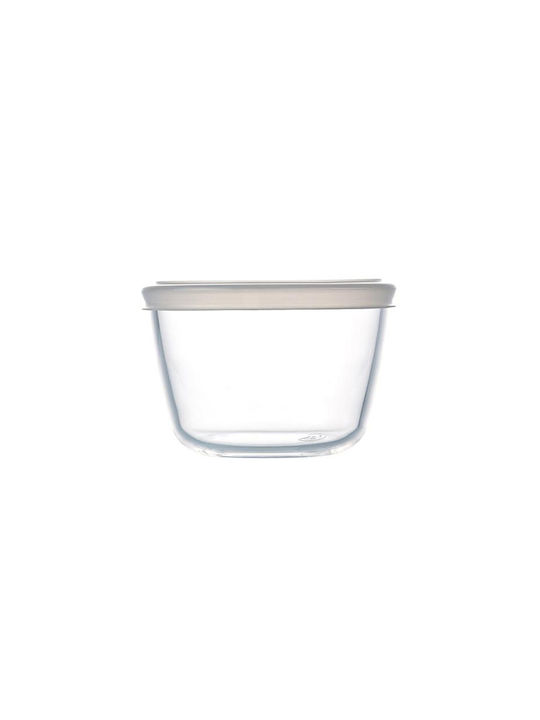 Pyrex C&F Δοχείο Φαγητού Γυάλινο Λευκό 1.1lt