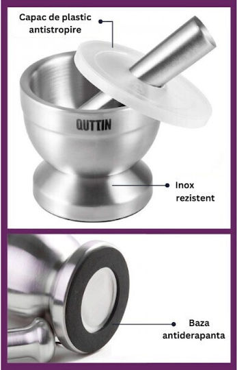 Quttin Inox Mortar 9.8x8.2cm