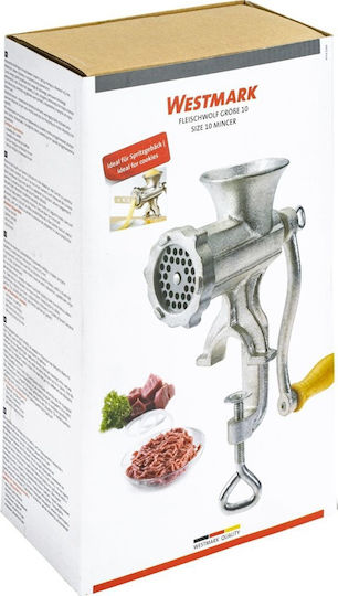 Westmark No.10 Manual Metallic Meat Grinder 28.5x11.8x28cm