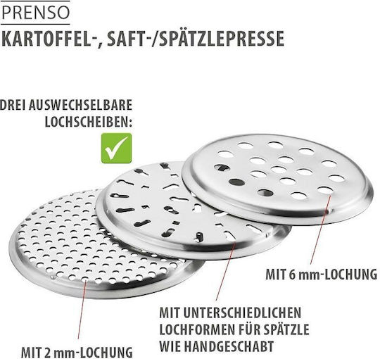 Gefu Gefu Kartoffelpresse aus Inox Edelstahl 9,2cm