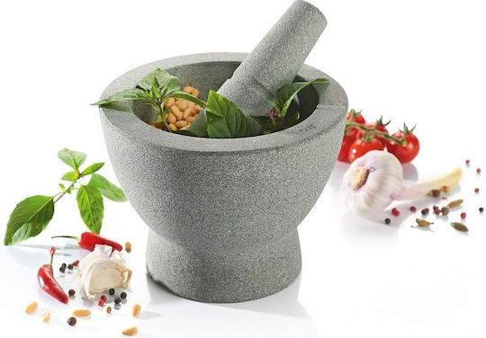 Gefu Crunchy Granite Mortar Gray