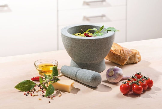 Gefu Crunchy Granite Mortar Gray