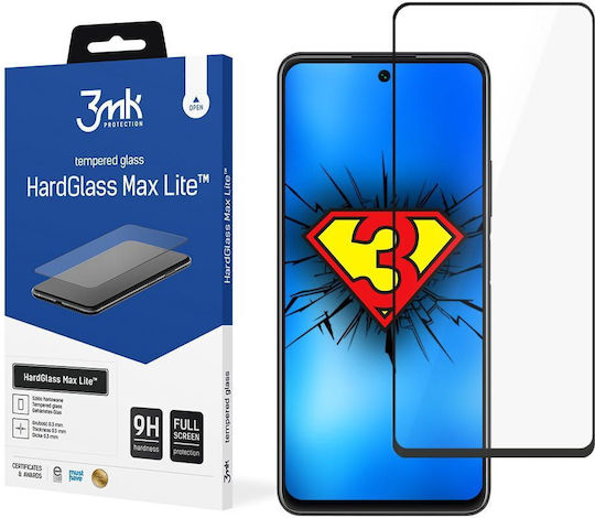 3MK Hard Glass Max Lite Full Face Tempered Glass (Huawei P Smart 2021)