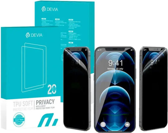 Devia Set 20 Matte Anti-crash Privacy Screen Protectors Smartphones Cutting Machine